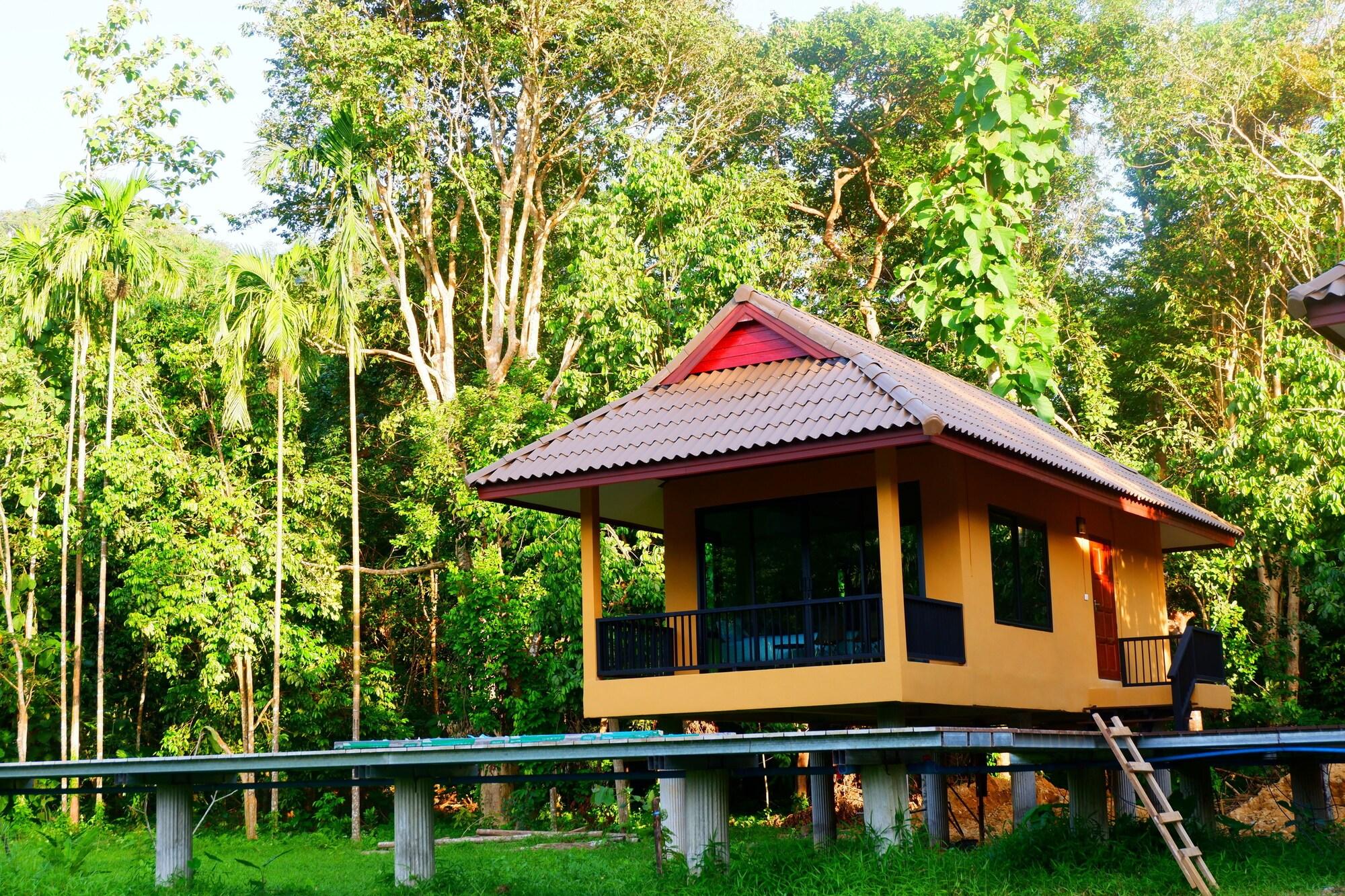 Art'S Riverview Lodge Khao Sok National Park Exterior foto